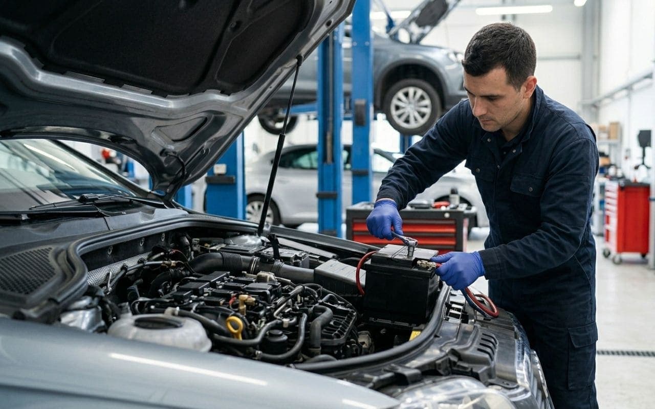 Car battery replacement Dubai heat UAE mobile service