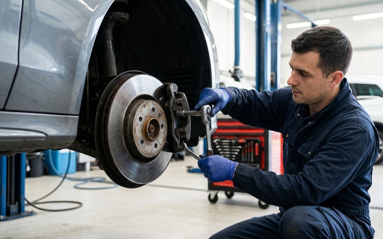Brake pad and suspension repair Dubai auto garage