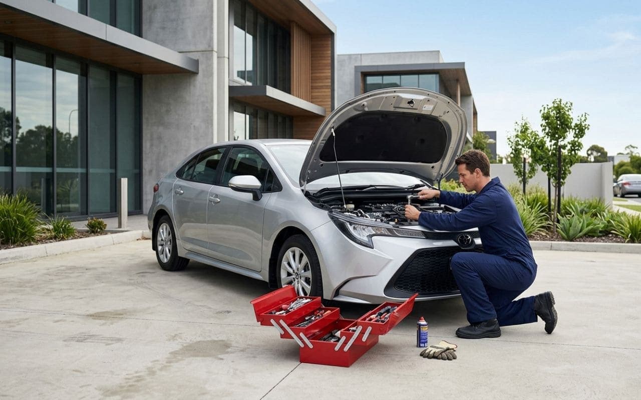 Mobile car repair Dubai van at customer home or office