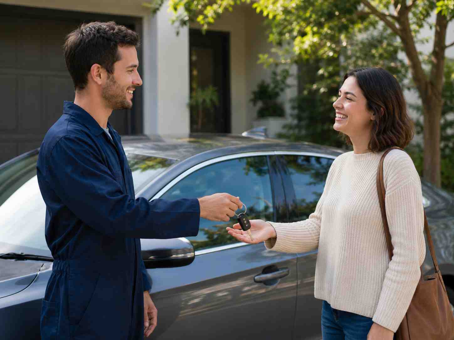 Free car drop-off after repair Dubai
